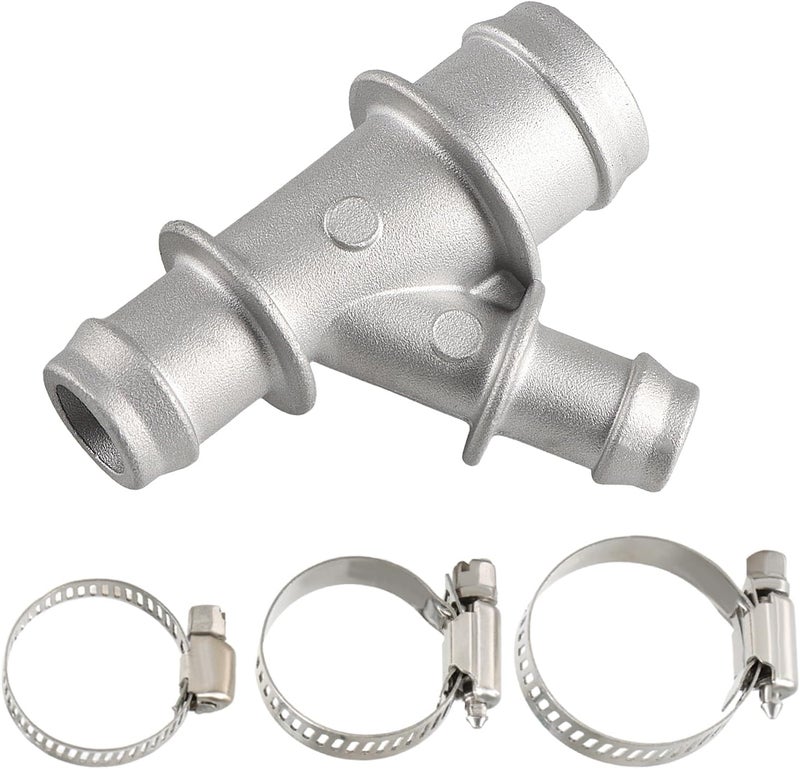 HIMARKLIF Aluminum Coolant Radiator Hose Y Junction Connector Compatible with Chevrolet Silverado Suburban Tahoe Avalance/GMC Sierra Yukon/Cadillac Escalade Replace#: 15834773 - Image 1